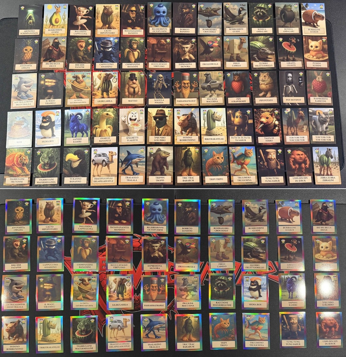 ITALIAN BRAINROT Trading Cards by KHADOU CHOOSE YOUR SINGLES! Pick