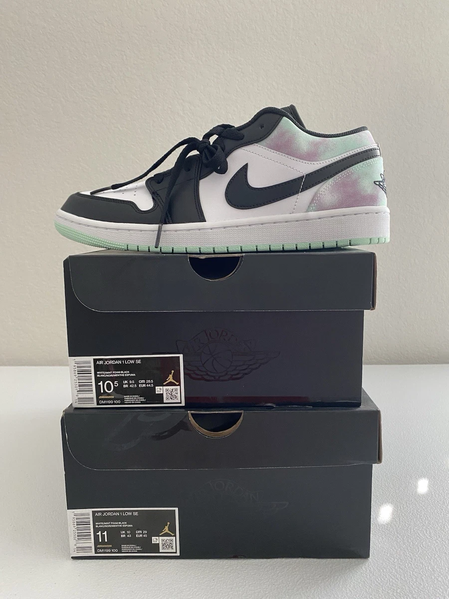 Preços baixos em Jordan 1 SE Low Tie Dye | eBay