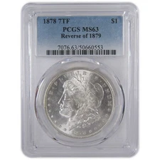 1878 7TF Rev 79 Morgan Dollar MS 63 PCGS Silver $1 Coin SKU:I17786