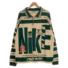 NIKE CPFM Long Sleeve Polo Shirt Green DA2592-397 Oversized NIKE CPFM Long Sleeve Polo Shirt Green DA2592-397 Oversized