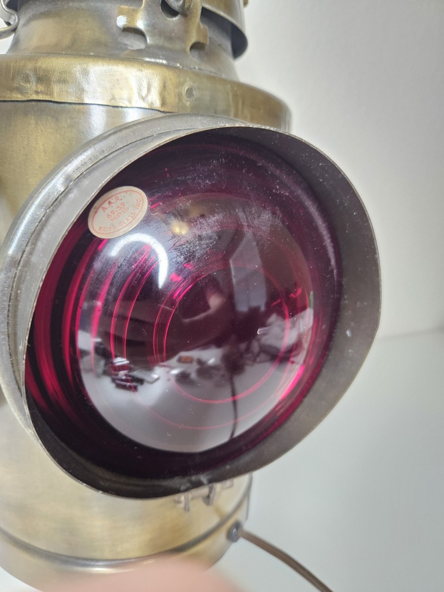 ビンテージランタン　HANDLAN Vintage HANDLAN St Louis Railroad Train Lantern 4 Way Color