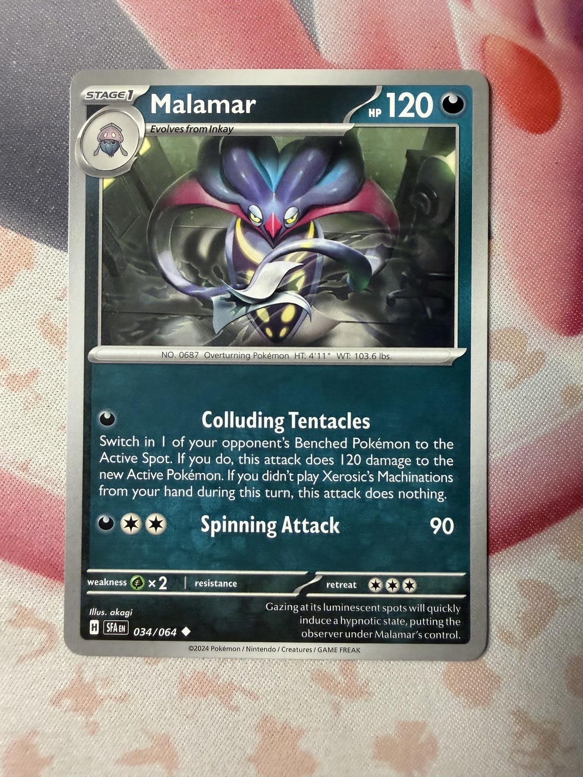 Malamar Uncommon SV: Shrouded Fable 034/064 NM English