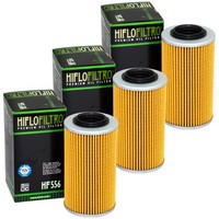 ÖLfilter Set 3 StüCk Hiflo HF556 FüR Bombardier Quest 650 XT Max Bj. 2002-2005