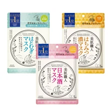 Kose Clear Turn Bihada-syokunin Hatomugi Facial Mask 7pcs