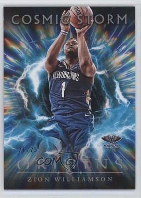 2024-25 Panini Origins Cosmic Storm Turquoise 21/25 Zion Williamson #8 7y2
