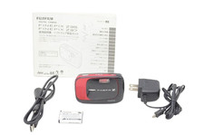 FUJIFILM FinePix Z37 Compact Digital Camera Red  Black Fully Functional Used