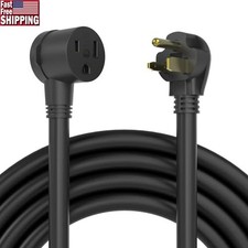 20ft 250V Welder Extension Cord 8AWG Heavy Duty Power Cable NEMA 6-50P to 6-50R