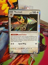 Pokemon Noctowl 078/131 Holo Rare TCG 2025 Prismatic Evolutions Card
