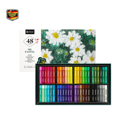 Artecho Ölpastellkreide 48er Set Lichtechte Farben