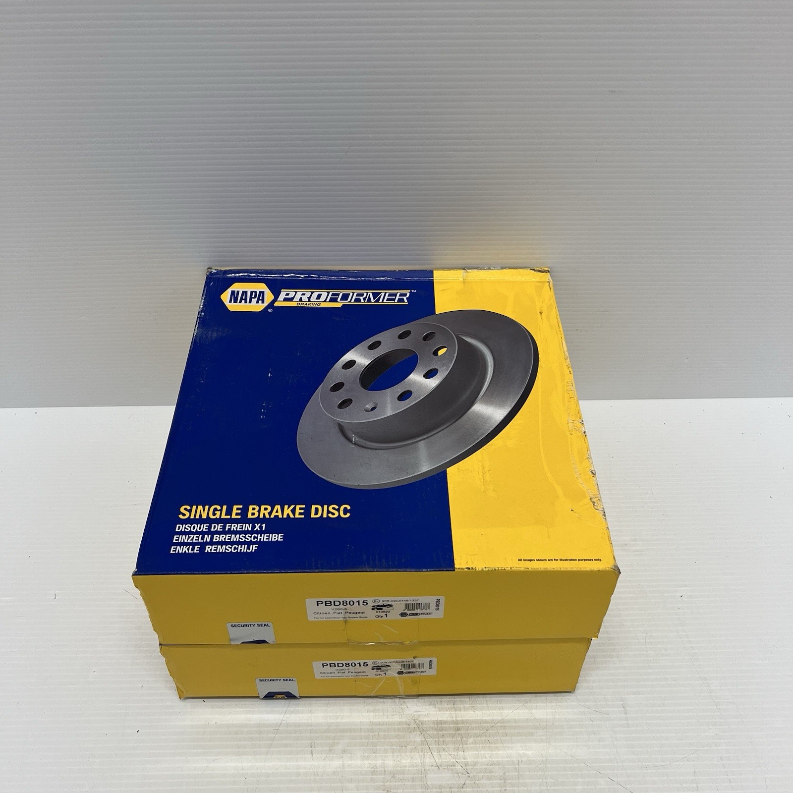 2x Brake Discs Pair Vented Front 280mm PBD8015 Proformer Set 51705749 New
