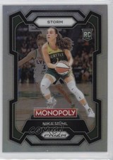 2024 Panini Prizm Monopoly WNBA Silver Prizm Nika Muhl #4 Rookie RC 6jx