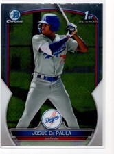 2023 Bowman - Chrome Prospects Josue De Paula #BCP-111 (RC)
