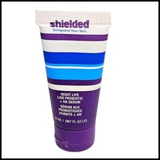 Shielded Night Life Probiotic  HA Serum Hydrating Anti-Aging 0.067oz