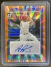2025 Panini Donruss Albert Pujols Signature Series Orange Laser Auto #/25