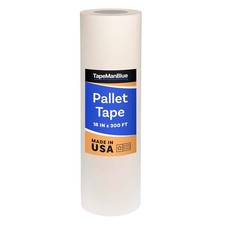 TapeManBlue 18"x300ft Palettenband Siebdruck USA
