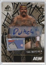 2025 SP Game Used AEW Auto Premium Memorabilia /5 The Butcher #80 Auto 09q5