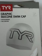 New TYR Silicone Swim Cap Hypoallergenic Wrinkle Free Design Swimmers 20