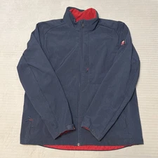 Chick Fil A Blue Team Style Oobe Employee Jacket Large Uniform Softshell Lined