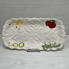 Vintage Kelsboro Ware Cabbage Leaf Vegetable Ceramic Serving Plate 1950s