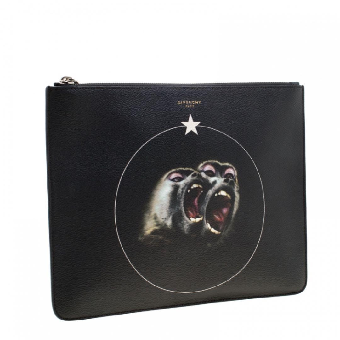 Givenchy monkey print clutch bag from the 2000s archive thumbnail 5