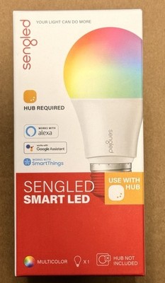 Sengled Smart LED Bulb A19   Color Changing   Hub Required   Works w/ Alexa