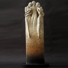 Three Goddess Embracing Sculpture Resin Statue Figurine Art Garden Home Decors