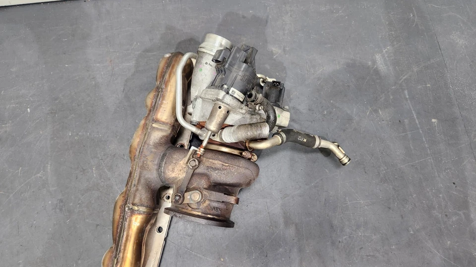 ✅ Cargador turbo 14-16 OEM BMW F22 F30 F33 F36 F10 X5 X6 con colector N55 EWG 108k Foto 4 de 4