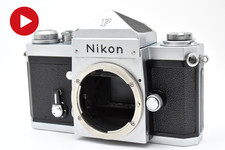 Final Late/ Nikon F Eye Level 35mm SLR Film Camera Silver From JAPAN S/N742xx