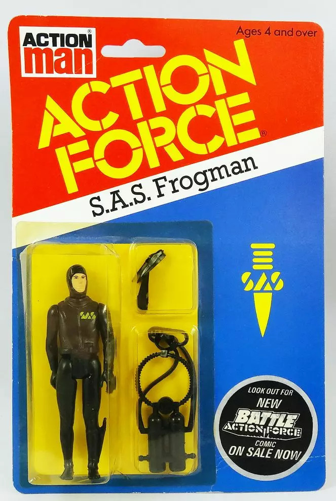 Figurine Action Force S.A.S. Force Barracuda Plongeur articulée de 10 cm