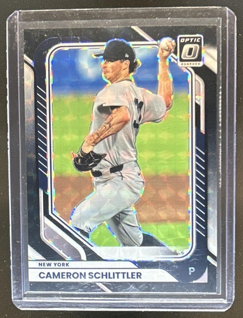 2026 Panini Donruss Cameron Schlittler Optic Black Finite #1/1 New York Yankees
