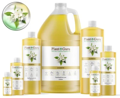 PLANT GURU Jasmine Fragrance Oil For Candle, Soap Making, Diffuser and Burners