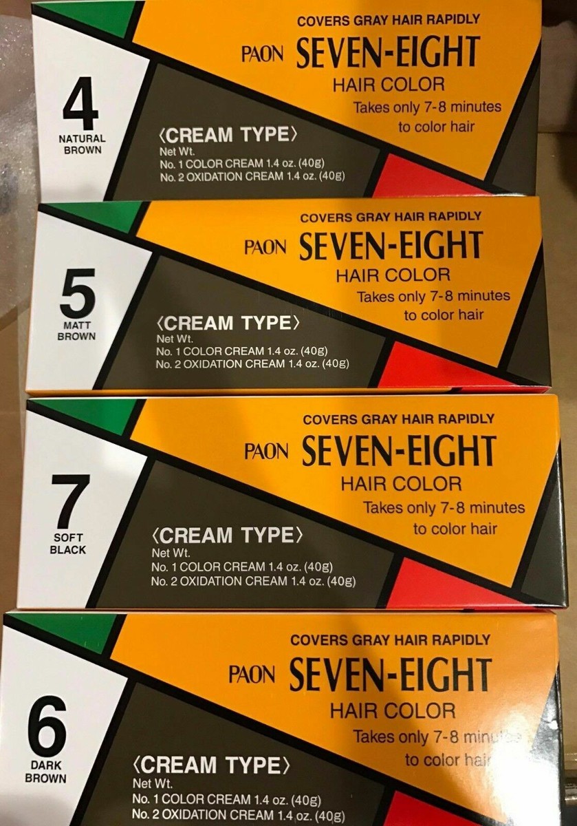 Seven-Eight Hair Color -3 Shades of Brown (6 Pack) | eBay