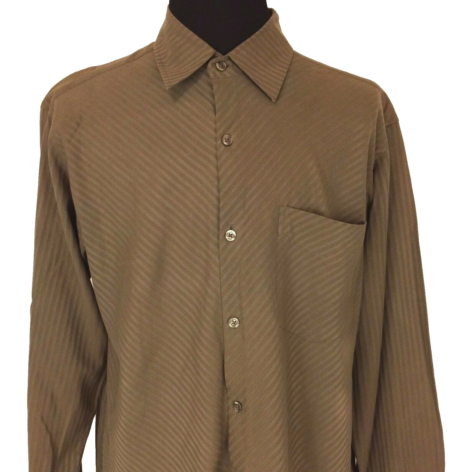 Botón Informal a Rayas Johnson-Down Shirts for Men