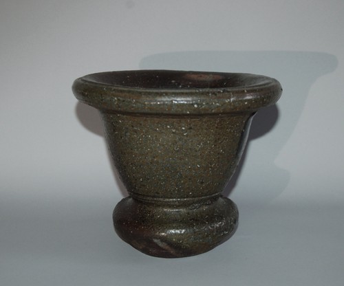 Ceramic mortar, redware, white inclusions, antique, Americana, East coast, USA - Picture 2 of 8