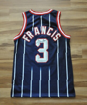 Steve Francis Houston Rockets Nike Jersey Swingman Blue Sewn