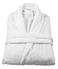 Mens Womens White Bathrobe Medium Turkish Cotton Terry Towelling SECONDS