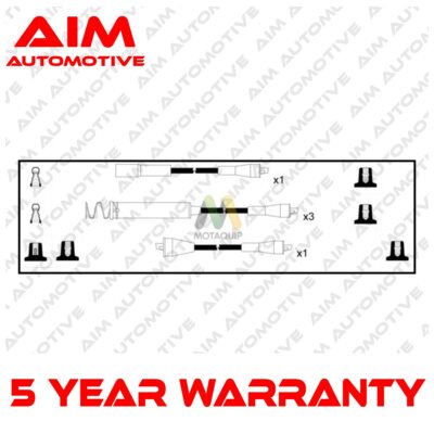 Ignition Leads AIM Fits Ascona Kadett Vectra Astra Cavalier 1.8 2.0