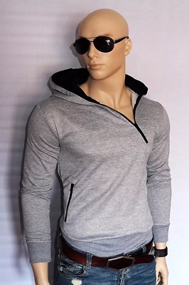 C-in-C Hoodie Jacke Kapuzen Pullover Shirt  M XL XXL style japan d.grau cool