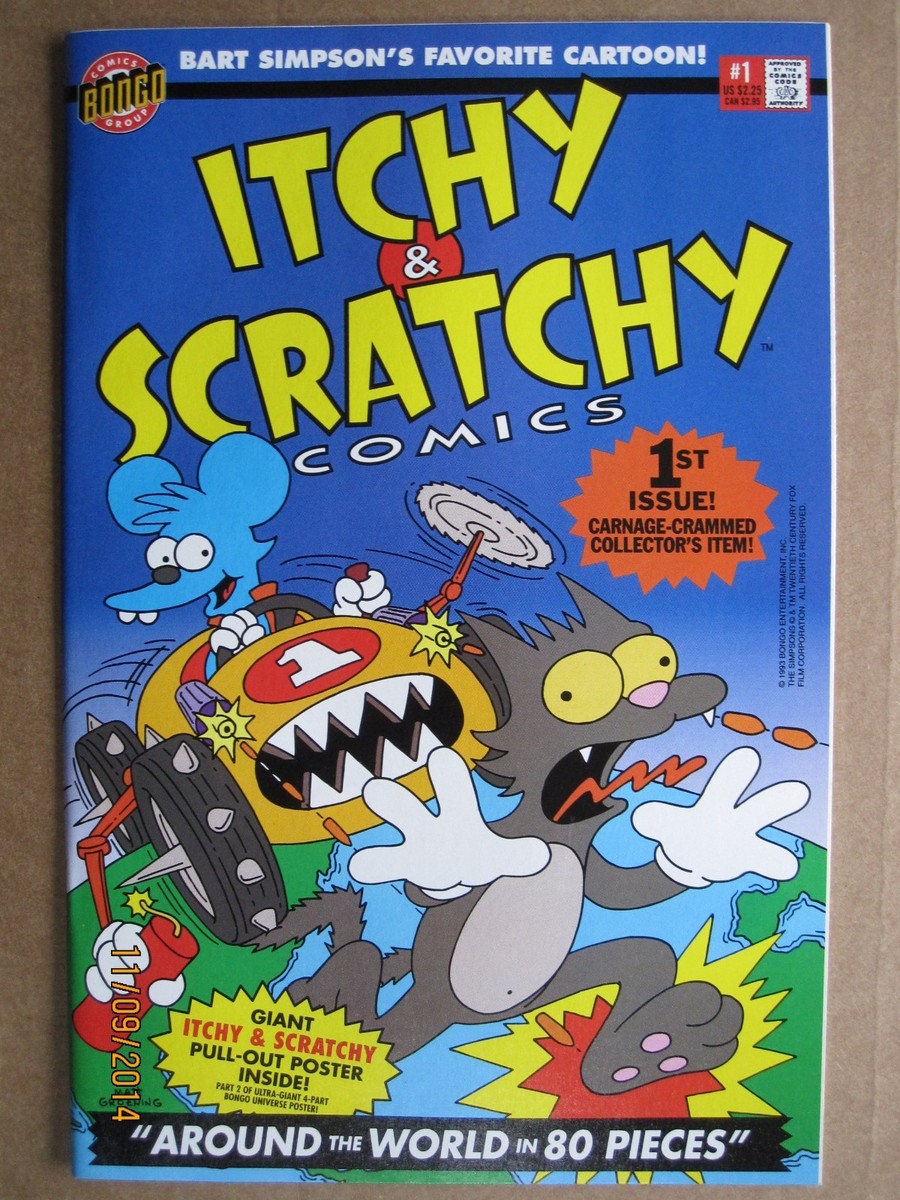 1993 BONGO COMICS GROUP ITCHY & SCRATCHY COMICS #1 | eBay