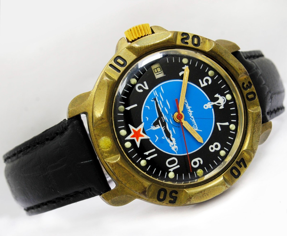 メンズ 手巻き腕時計VOSTOK COMMANDOSゴールド文字盤 s-l1200.jpg