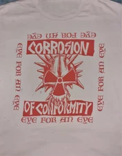 New Popular Corrosion of Conformity White T-Shirt Cotton