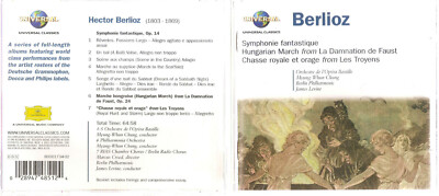 Berlioz: Symphonie fantastique; Hungarian March; Chasse Royale CD #0122GU