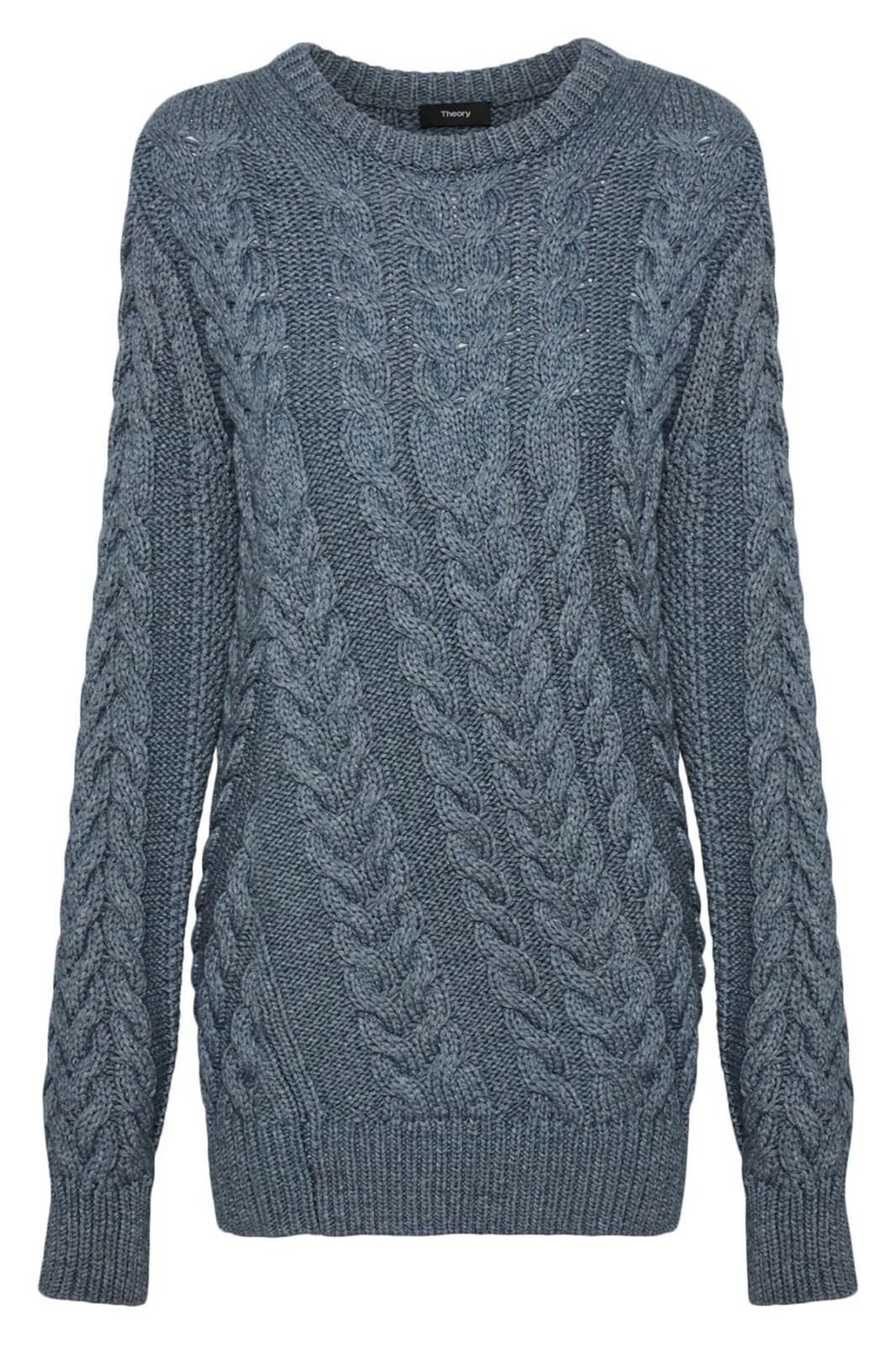 Theory Twisting Cable Crew Neck Sweater S 12/16