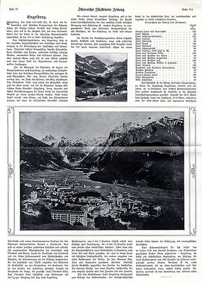 Luzern - Engelberg (Hotels) - Vierwaldstätter See Historische Aufnahmen von 1911