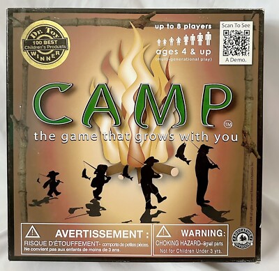 CAMP Board Game Family Outdoor Adventure Game That Grows With You Complete