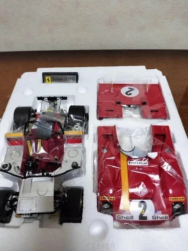 GMP FERRARI 312PB RACE CAR ANDRETTI ICKX MASTERPIECE 1/18 SCALE VERY NICE in BOX - Image 2 of 4