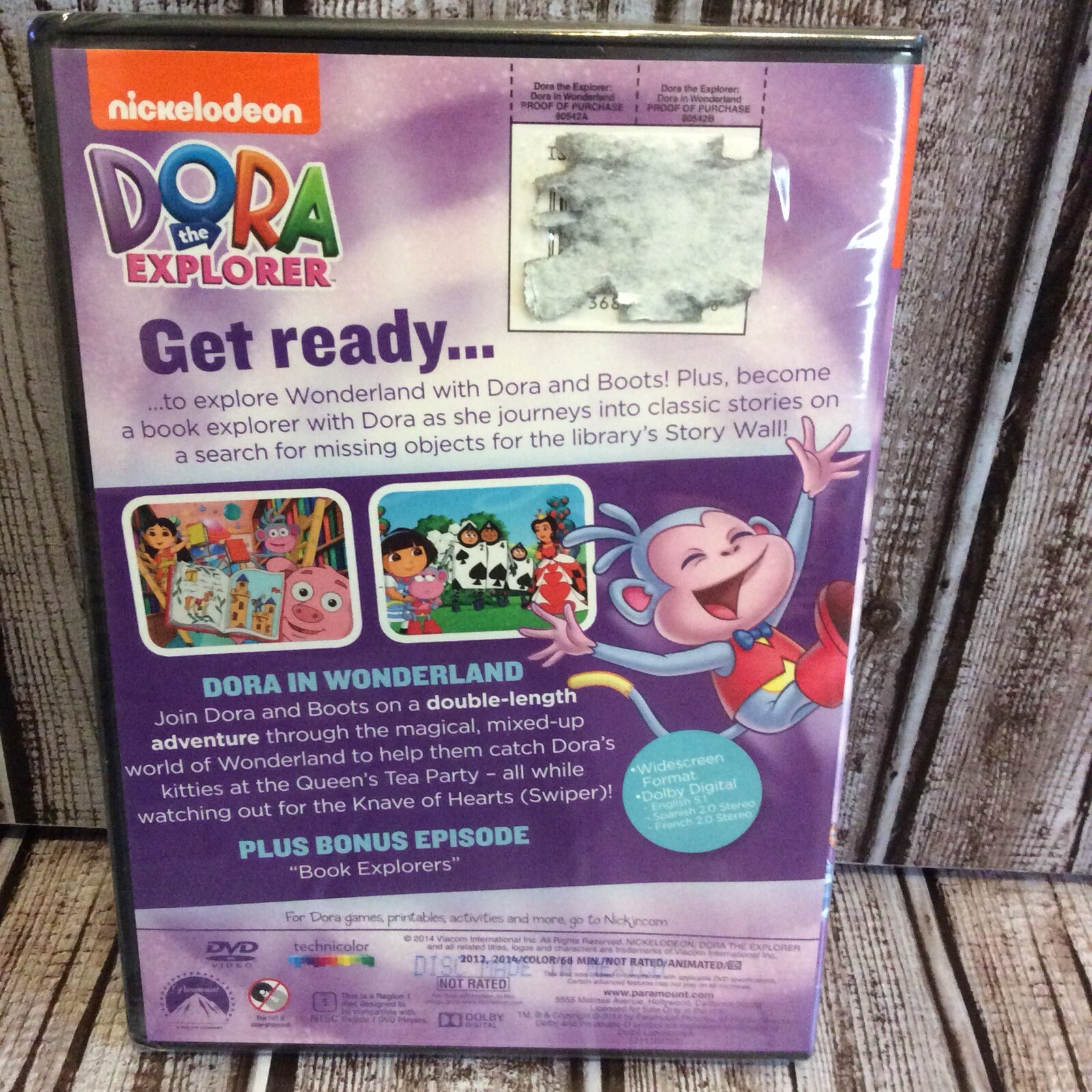 Dora the Explorer Dora in Wonderland DVD 2014 NEW Authentic US Release  97368054240 | eBay