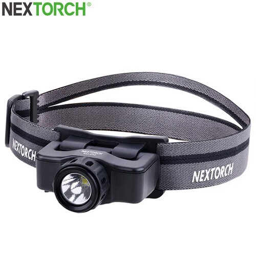 Nextorch Max Star lampe frontale rechargeable 1200 lumens noire pour bivouac