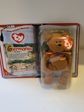 NEW TY Beanie Germania the Bear International Bears II McDonalds Happy Meal 2000