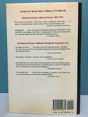 Material Dreams: Southern California Through the 1920s Kevin Starr 1st HC/DJ - Bild 3 von 12